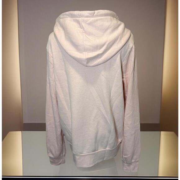 Aviator Nation Full Zip Hoodie Med 5 Stripe Light Pink/Rainbow White NWT $196 - Picture 3 of 16